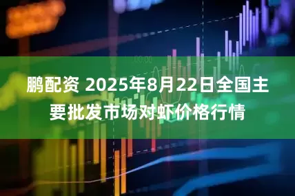 鹏配资 2025年8月22日全国主要批发市场对虾价格行情