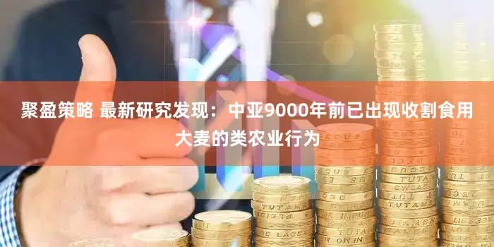 聚盈策略 最新研究发现：中亚9000年前已出现收割食用大麦的类农业行为